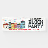 Bannière de fête de quartier (Horizontal)