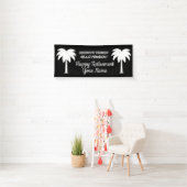 Bannière de fête de retraite personnalisée avec pa (En situation)