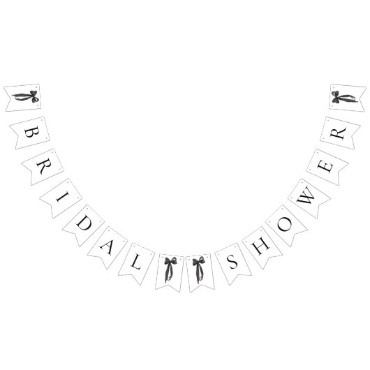 Bannière de Fête des mariées à bascule noir modern (Tout)