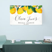Bannière de Fête des mariées de citron tropical (Salon professionnel)