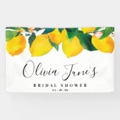 Bannière de Fête des mariées de citron tropical (Horizontal)