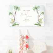 Bannière de Fête des mariées en verre de mer de ve (En situation)