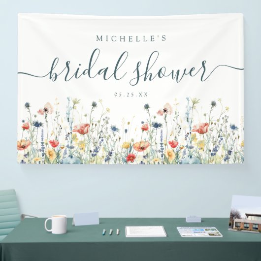 Bannière de Fête des mariées Fleur sauvage dynamiq (Salon professionnel)