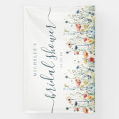 Bannière de Fête des mariées Fleur sauvage dynamiq (Verticale)