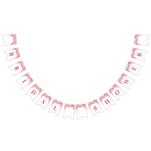 Bannière de Fête des mariées Fleurs d'aquarelle ro (Tout)