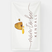 Bannière de Fête des mariées Maman-to-Abee (Vertical)