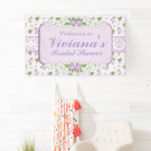 Bannière de Fête des mariées Rose Lavender (En situation)