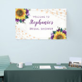 Bannière de Fête des mariées Rose violet des lumiè (Salon professionnel)