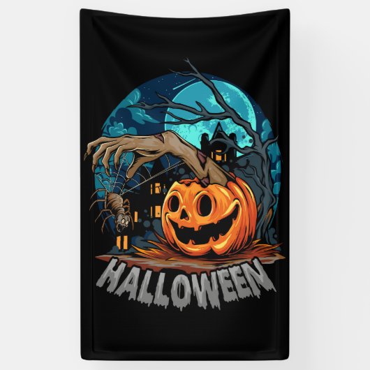 Bannière de fête d'Halloween (Vertical)