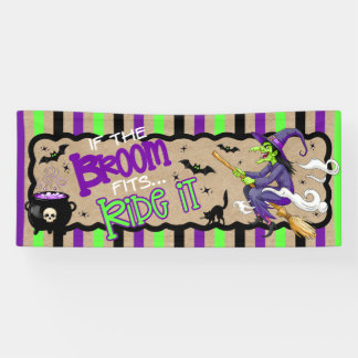Bannière de fête d'Halloween