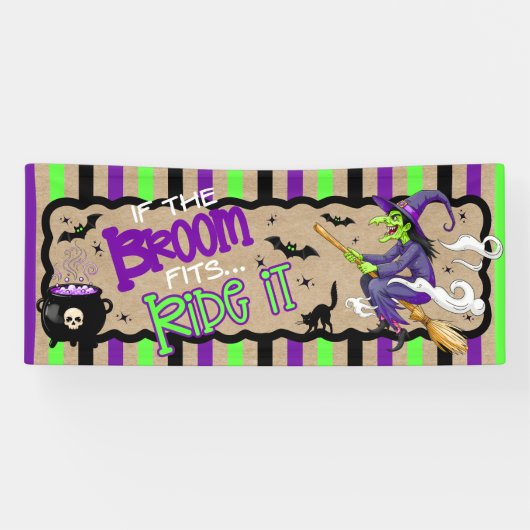 Bannière de fête d'Halloween (Horizontal)