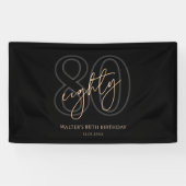 Bannière de fête pour les 80 ans de Black Gold Mod (Horizontal)