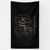 Bannière de fête pour les 80 ans de Black Gold Mod (Vertical)