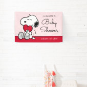 Bannière de fête prénatale Snoopy | Little Sweethe (Insitu)