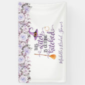 Bannière de fête prénuptiale pour cette sorcière q (Vertical)