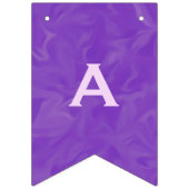 Bannière de fête violette pour anniversaire heureu (Troisième drapeau)