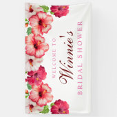 Bannière de Fêtes des mariées florales tropicales (Vertical)