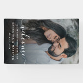 Bannière de fiançailles avec photo (Horizontal)