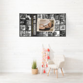 Bannière de fiançailles personnalisée, collage de  (Insitu)