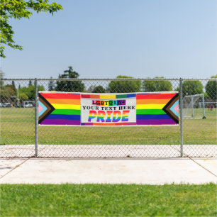 Bannière de fierté gay personnalisée LGBTQIA+ pour