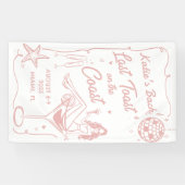 Bannière de fin de semaine dernier Toast Beach Pin (Horizontal)