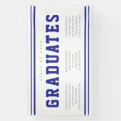 Bannière de fin d'études du lycée de quartier (Verticale)