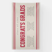 Bannière de fin d'études du lycée de quartier (Verticale)