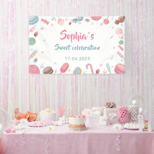 Bannière de fond Candyland