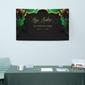 Bannière de fond d'Anniversaire Personnalisée Dark (Salon professionnel)