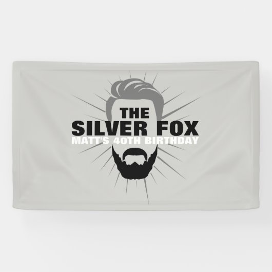 Bannière de fond d'anniversaire pour hommes (Horizontal)