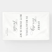 Bannière de fond de mariage à écriture élégante –  (Horizontal)