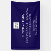 Bannière de formation professionnelle bleue (Vertical)