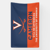 Bannière de futur diplômé de Virginia Cavalier (Verticale)