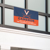 Bannière de futur diplômé de Virginia Cavalier (Bâtiment extérieur)