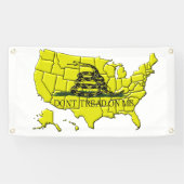 Bannière de Gadsden America (Horizontal)