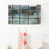 Bannière de gel d'automne Cwm (En situation)