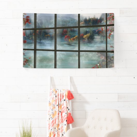 Bannière de gel d'automne Cwm (En situation)