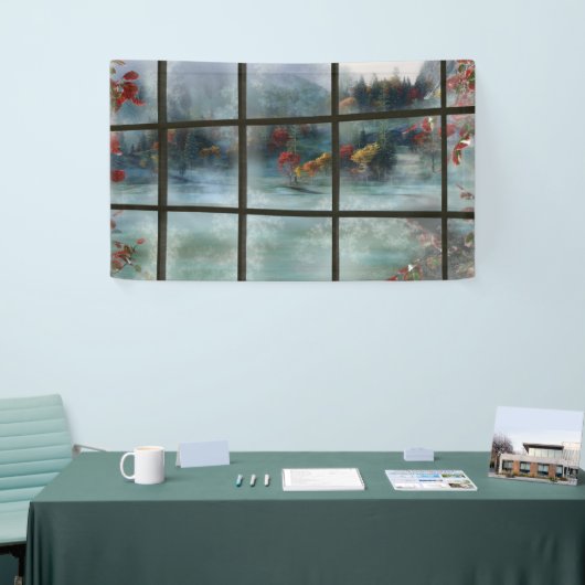 Bannière de gel d'automne Cwm (Salon professionnel)