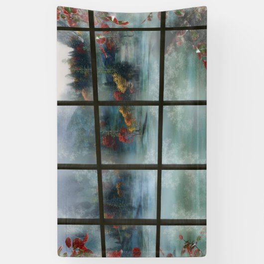 Bannière de gel d'automne Cwm (Vertical)