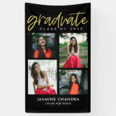 Bannière de graduation de couleur Cool (Vertical)