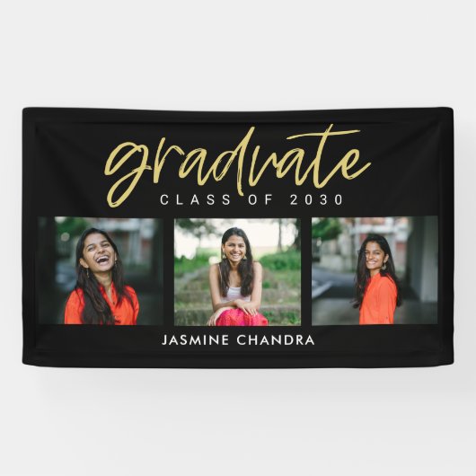 Bannière de graduation de couleur Cool (Horizontal)