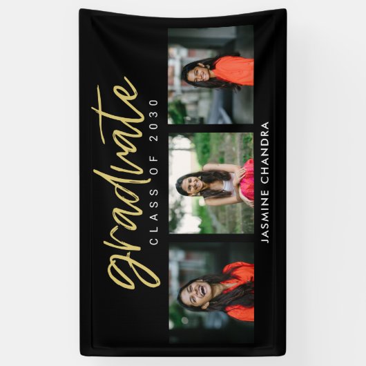 Bannière de graduation de couleur Cool (Vertical)