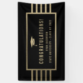 Bannière de graduation de couleur de Casquette d'o (Vertical)