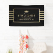 Bannière de graduation de couleur de Casquette d'o (En situation)