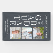 Bannière de graduation de couleur modifiable de ch (Horizontal)