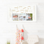 Bannière de graduation de couleur modifiable de ch (En situation)