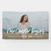 Bannière de graduation de couleur modifiable d'Out (Horizontal)