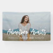 Bannière de graduation de couleur modifiable d'Out (Horizontal)