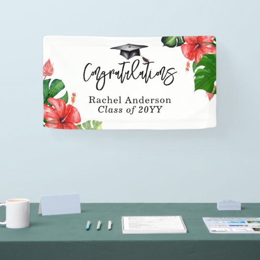 Bannière de graduation de la Monstère Tropicale Vi (Salon professionnel)