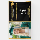 Bannière de graduation de pom-pom girl (Vertical)